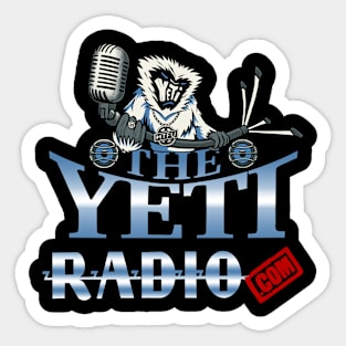 THE YETI RADIO TRANSPARENT Sticker